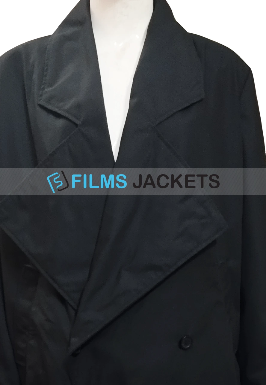 My Life Is Murder Alexa Crowe Black Trench Coat my life is murder alexa crowe trench coat