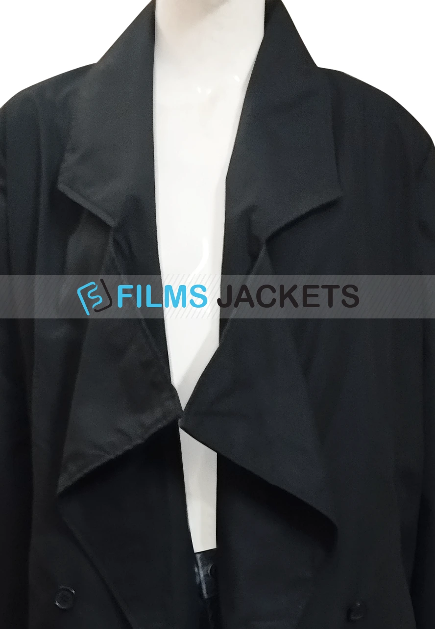 My Life Is Murder Alexa Crowe Black Trench Coat my life is murder black trench coat