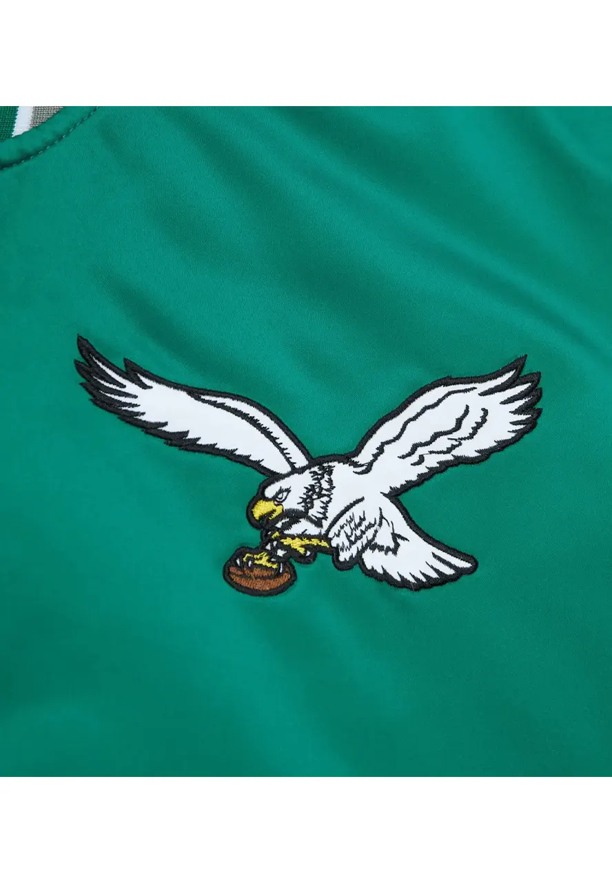 N Philadelphia Eagles Satin Jacket N Philadelphia Eagles Satin Jacket - Image 4