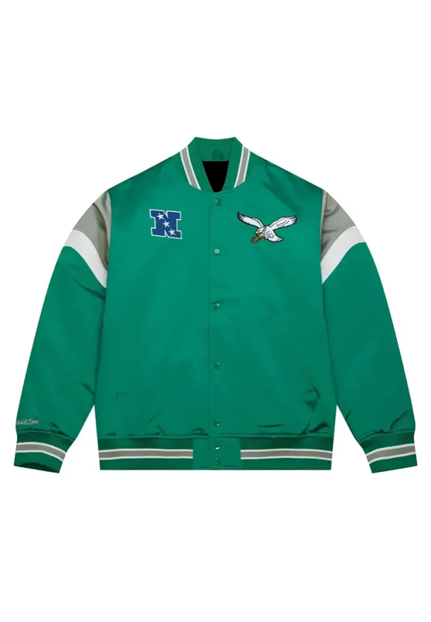 N Philadelphia Eagles Satin Jacket N Philadelphia Eagles Satin Jacket