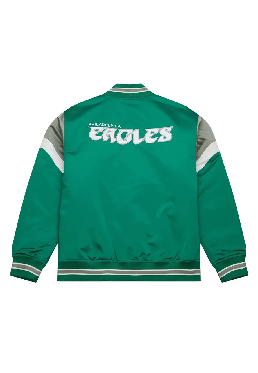N Philadelphia Eagles Satin Jacket N Philadelphia Eagles Satin Jacket - Image 2