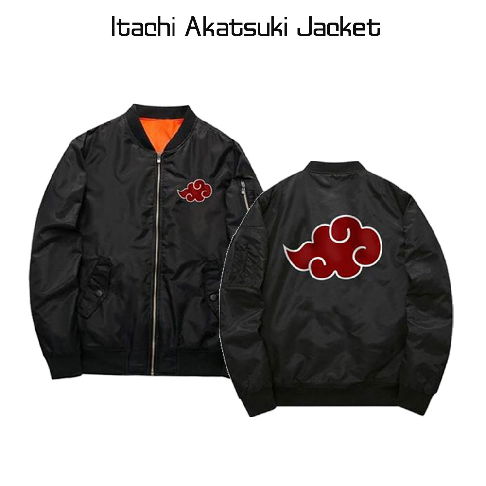 Itachi Akatsuki Black Jacket Itachi Akatsuki Black Jacket - Image 3