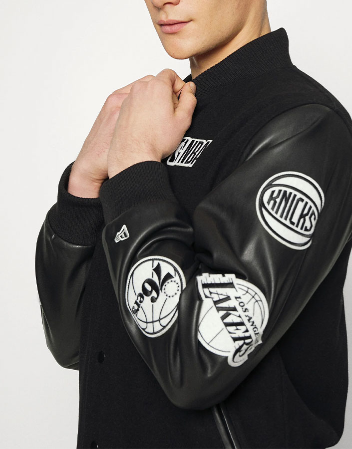 NBA Multi Team Varsity Jacket NBA Multi Team Varsity Jacket - Image 4