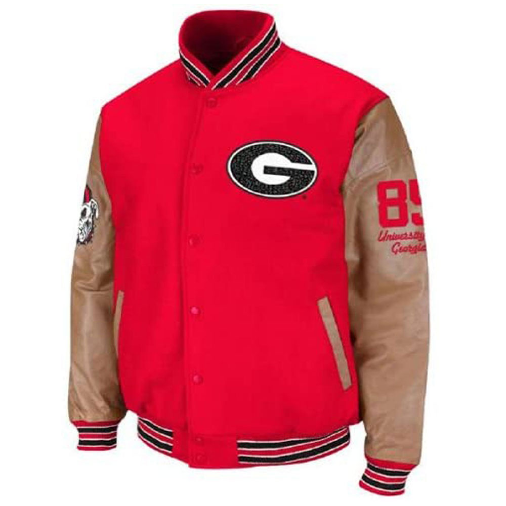 NCAA Georgia Bulldog Varsity Jacket NCAA Georgia Bulldog Varsity Jacket - Image 3
