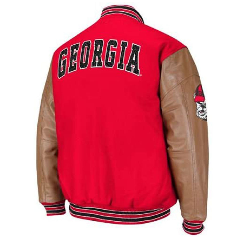 NCAA Georgia Bulldog Varsity Jacket NCAA Georgia Bulldog Varsity Jacket - Image 4