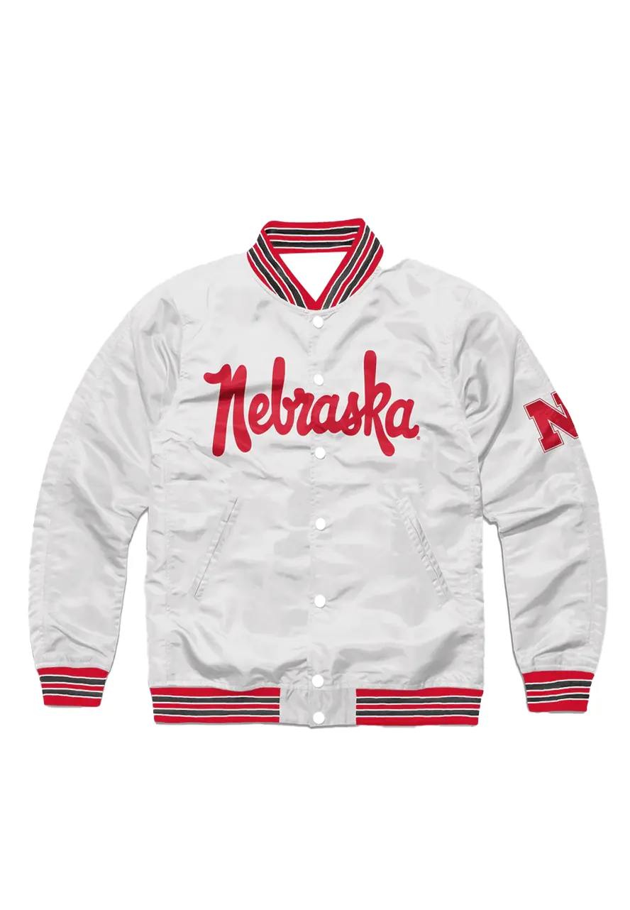 Nebraska Vintage White Jacket Nebraska Vintage White Jacket