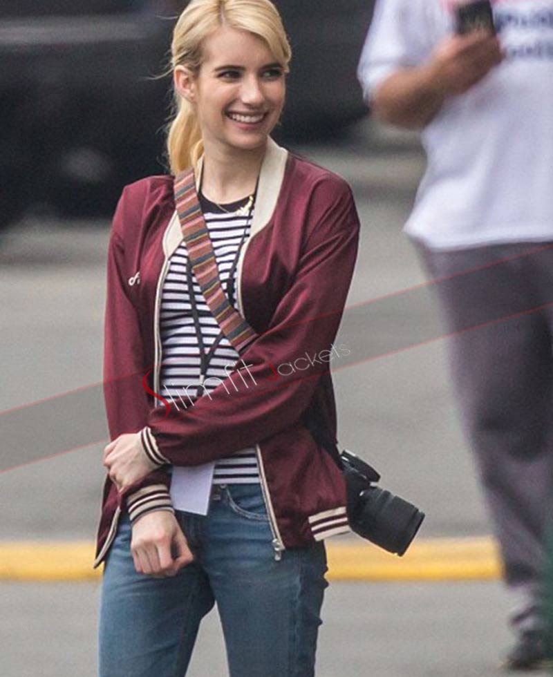 Emma Roberts Nerve Bomber Jacket Emma Roberts Nerve Bomber Jacket - Image 2