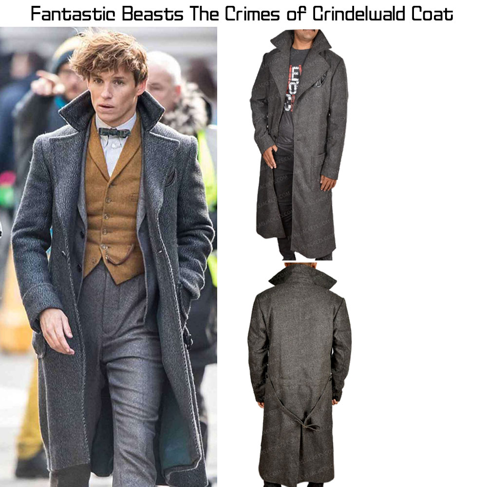 Eddie Redmayne Fantastic Beasts The Crimes of Grindelwald Coat Eddie Redmayne Fantastic Beasts The Crimes of Grindelwald Coat - Image 17