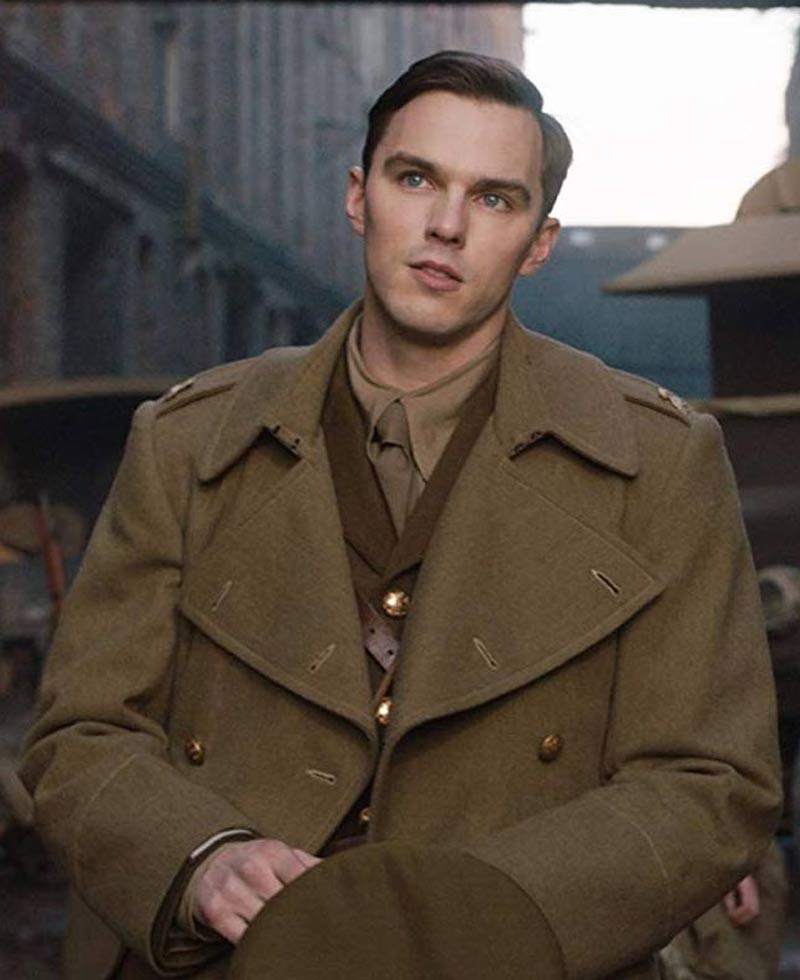 Nicholas Hoult Tolkien Trench Coat Nicholas Hoult Tolkien Trench Coat