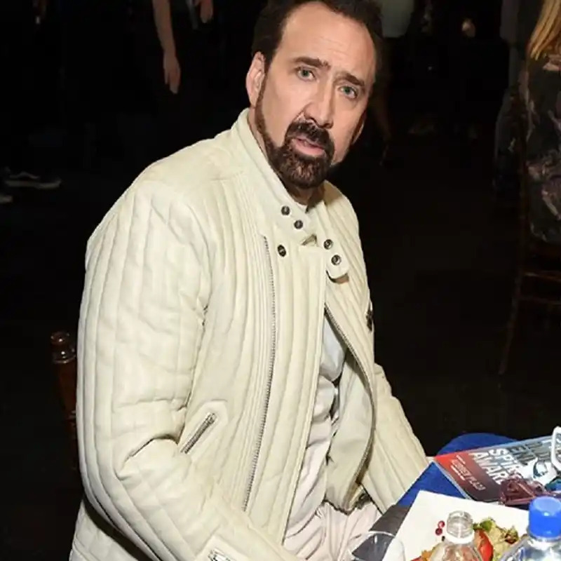 Nicolas Cage White Jacket Nicolas Cage White Jacket - Image 2
