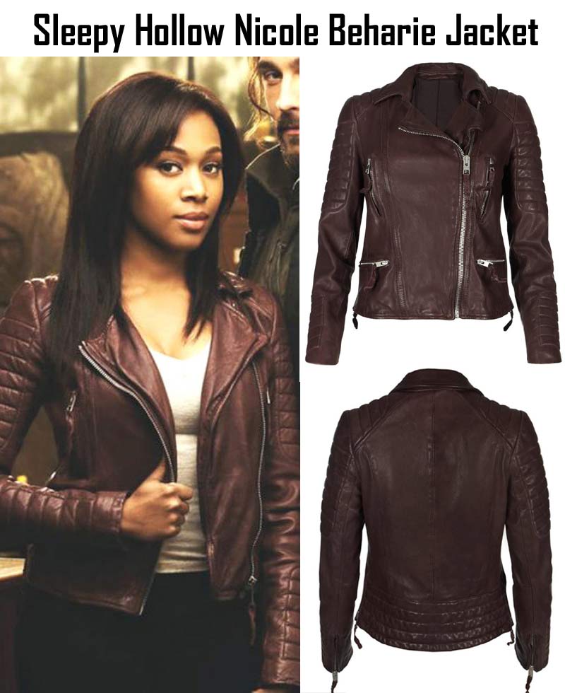 Sleepy Hollow TV Series Nicole Beharie Leather Jacket Sleepy Hollow TV Series Nicole Beharie Leather Jacket - Image 4