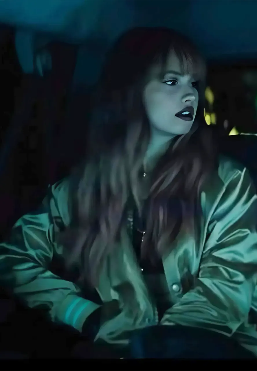 Night Teeth Debby Ryan Satin Jacket Night Teeth Debby Ryan Satin Jacket - Image 6