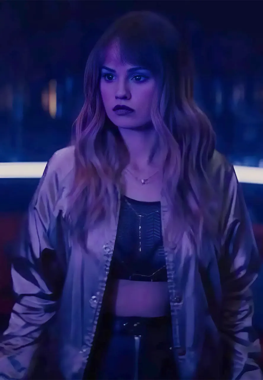 Night Teeth Debby Ryan Satin Jacket Night Teeth Debby Ryan Satin Jacket - Image 7