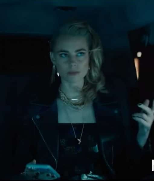Night Teeth Lucy Fry Black Jacket Night Teeth Lucy Fry Black Jacket - Image 2
