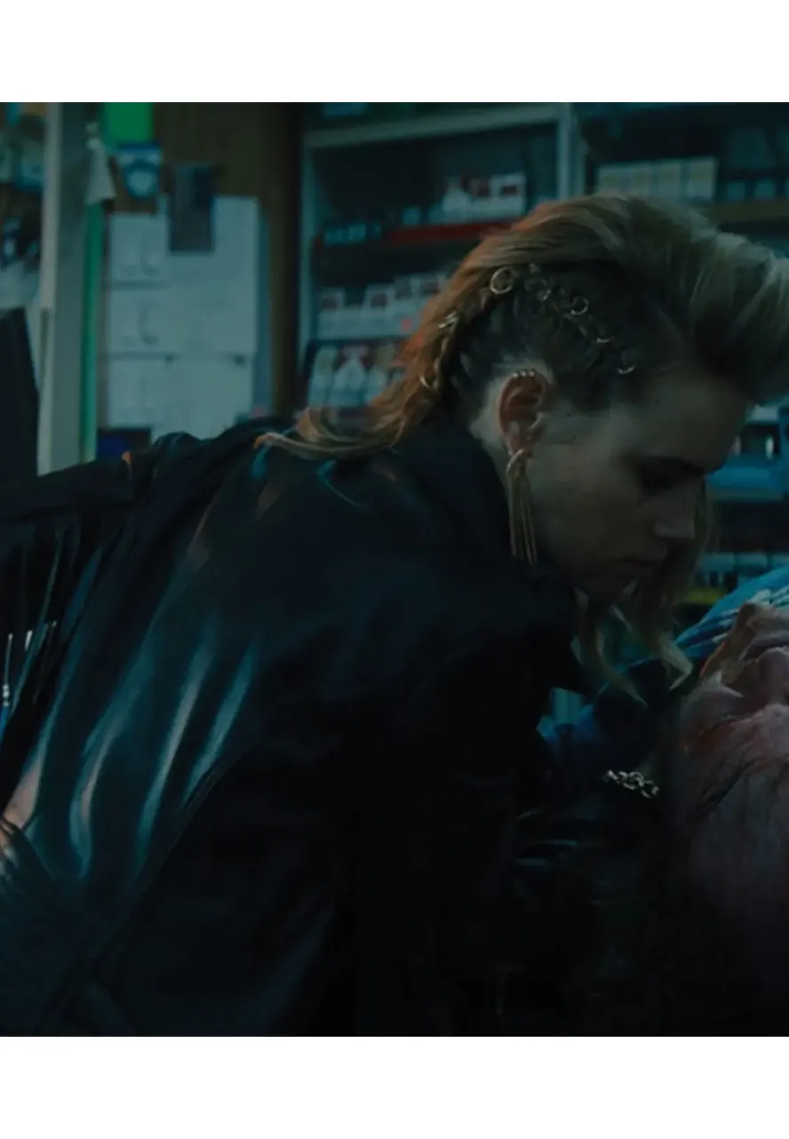 Night Teeth Lucy Fry Black Jacket Night Teeth Lucy Fry Black Jacket - Image 3