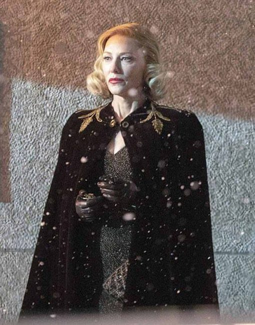 Nightmare Alley Lilith Ritter Cloak Black Coat Nightmare Alley Lilith Ritter Cloak Black Coat