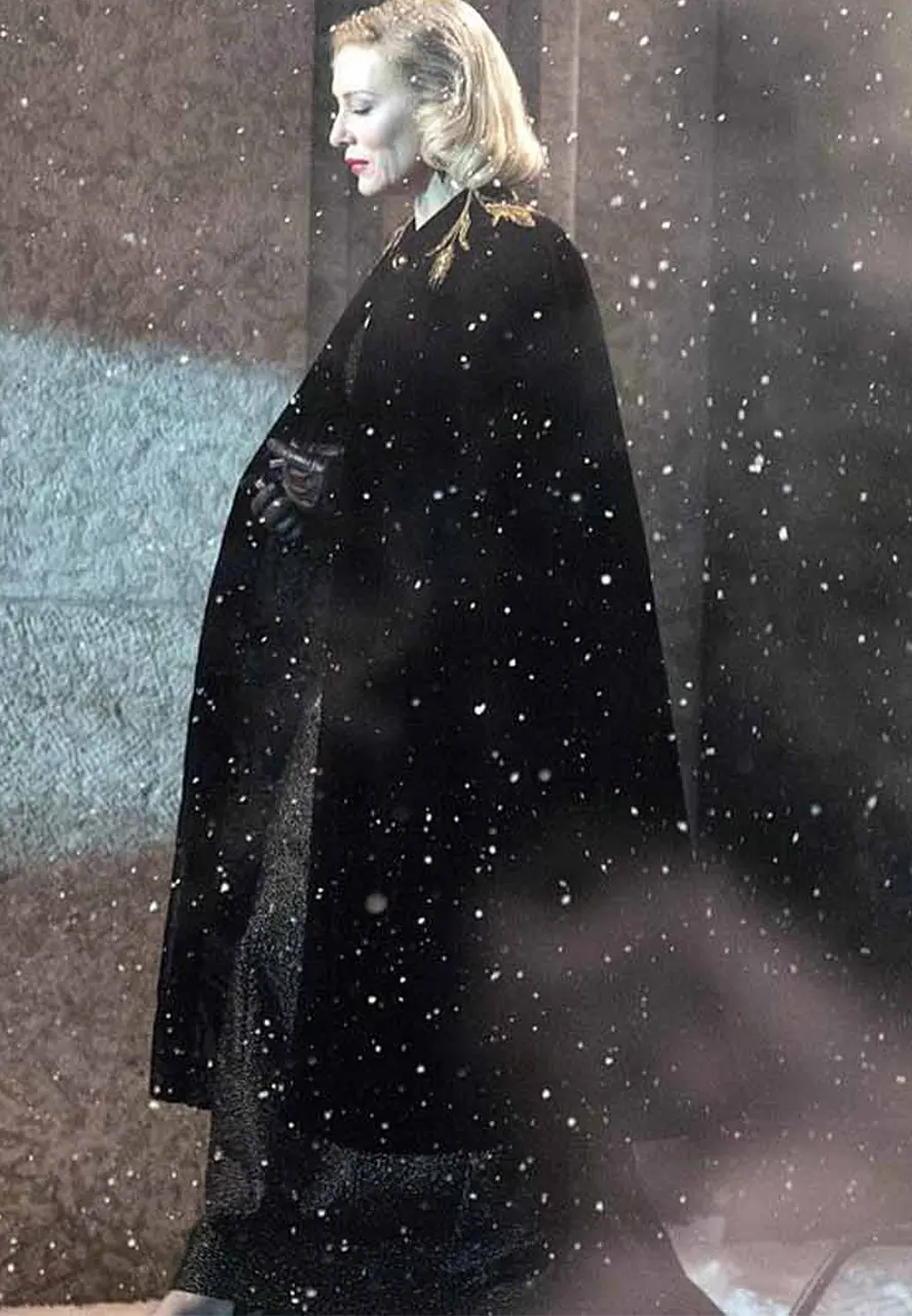 Nightmare Alley Lilith Ritter Cloak Black Coat Nightmare Alley Lilith Ritter Cloak Black Coat - Image 3