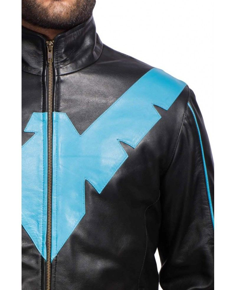 Dick Grayson Nightwing Jacket nightwing jacket blue eagle
