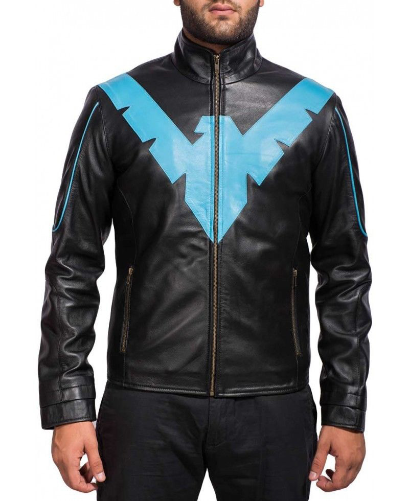 Dick Grayson Nightwing Jacket nightwing leather jacket