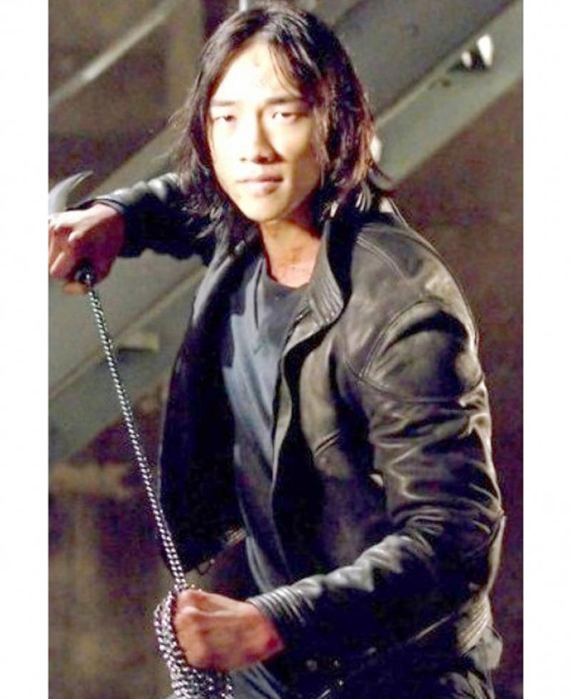 Ninja Assassin Rain Black Leather Jacket ninja assassin rain black leather jacket