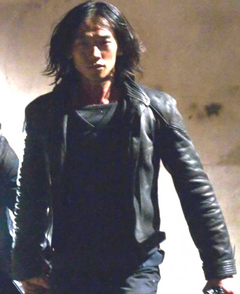 Ninja Assassin Rain Black Leather Jacket Ninja Assassin Rain Black Leather Jacket - Image 2