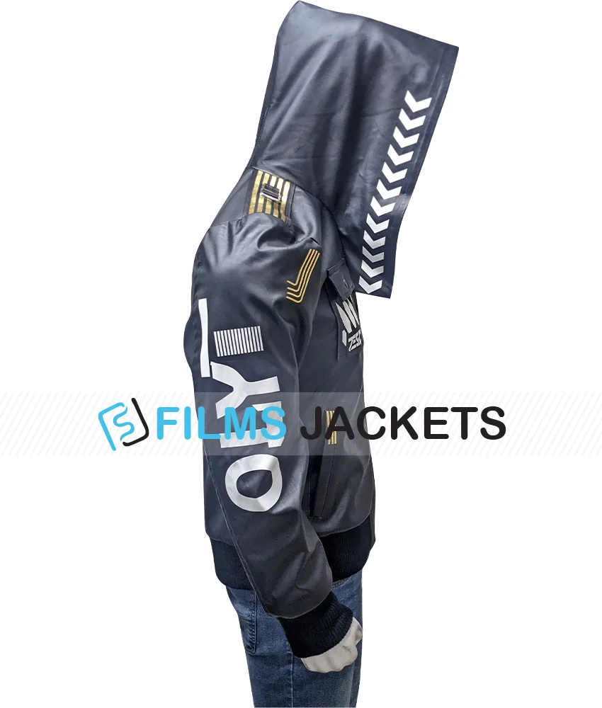 Cyberpunk Ninja GhostRunner Hooded Jacket Cyberpunk Ninja GhostRunner Hooded Jacket - Image 5