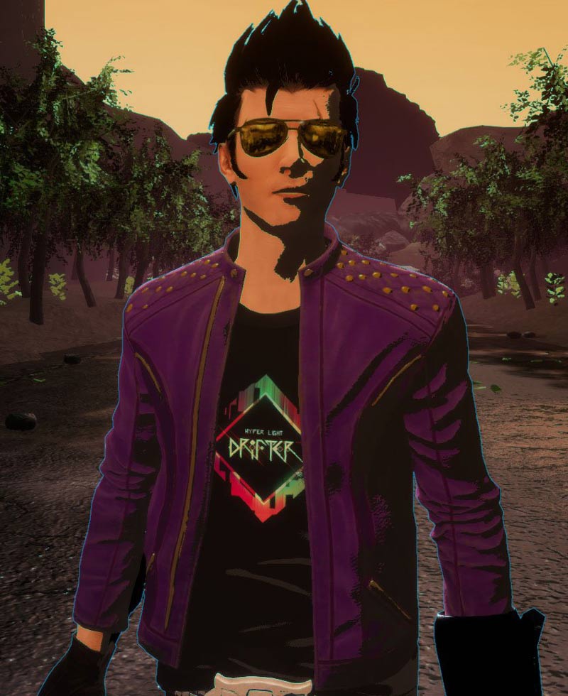No More Heroes Purple Jacket No More Heroes Purple Jacket - Image 2
