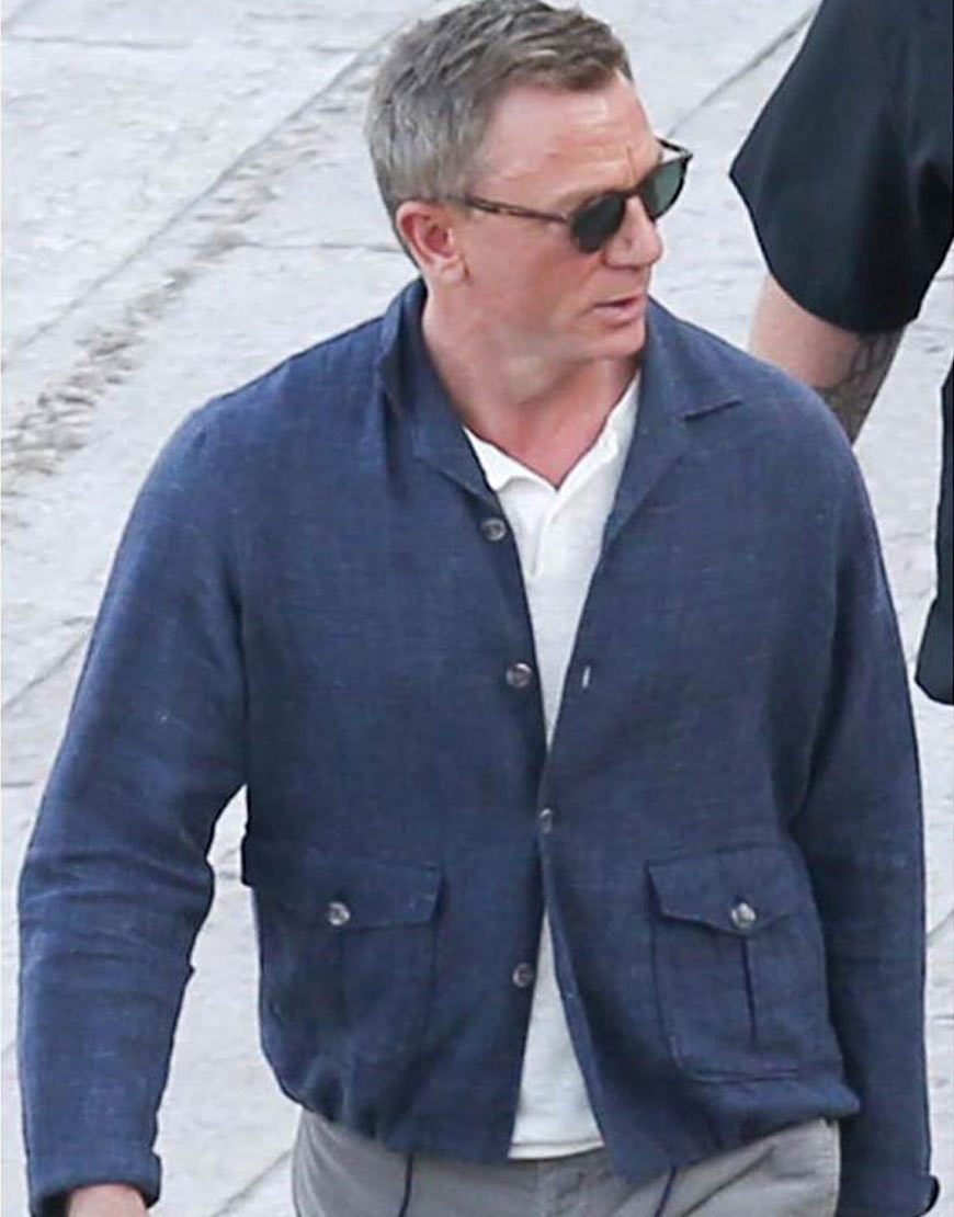 No Time To Die James Bond Denim Jacket No Time To Die James Bond Denim Jacket