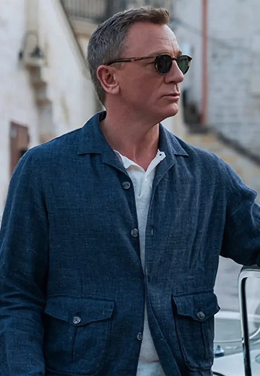 No Time To Die James Bond Denim Jacket No Time To Die James Bond Denim Jacket - Image 2