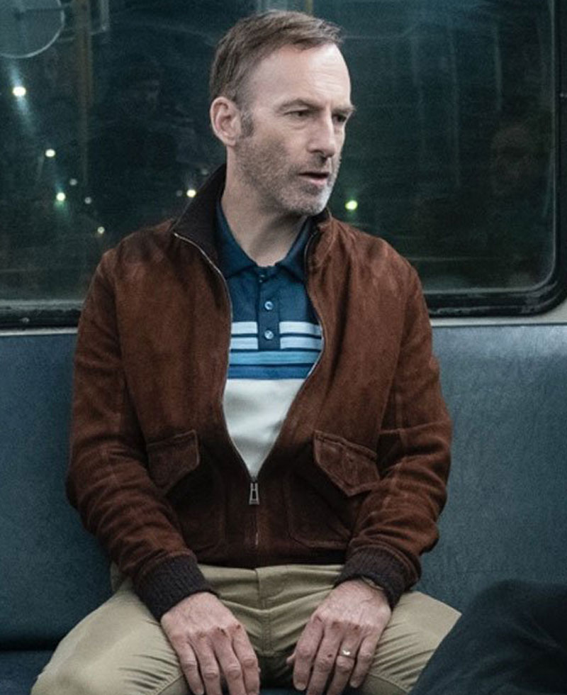 Bob Odenkirk Nobody Bomber Suede Jacket Bob Odenkirk Nobody Bomber Suede Jacket