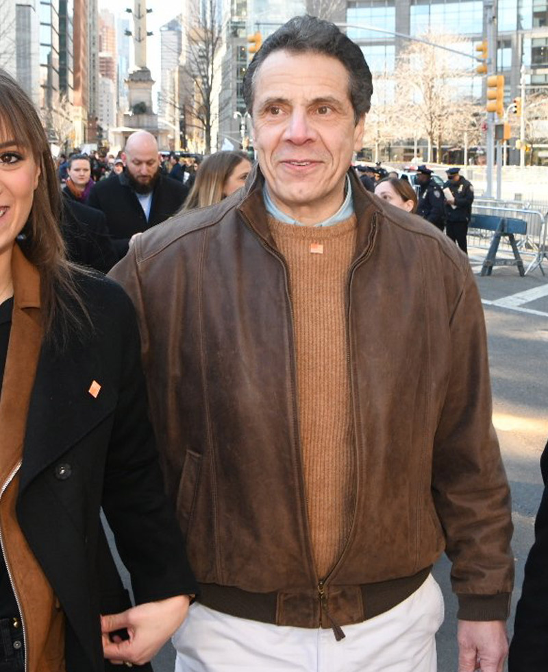 Andrew Cuomo NY Governor Leather Jacket Andrew Cuomo NY Governor Leather Jacket - Image 4