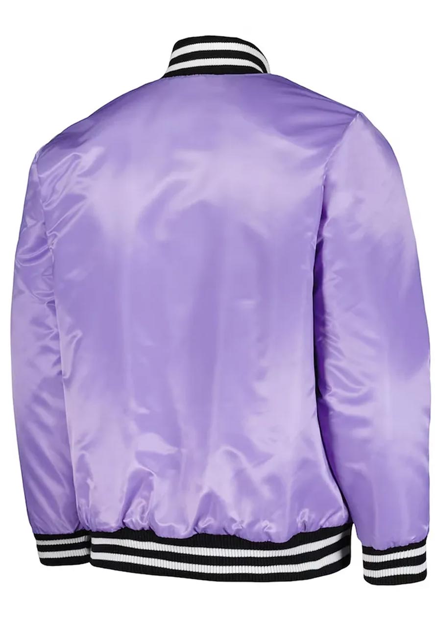 NY Yankees Cross Bronx Purple Jacket NY Yankees Cross Bronx Purple Jacket - Image 2