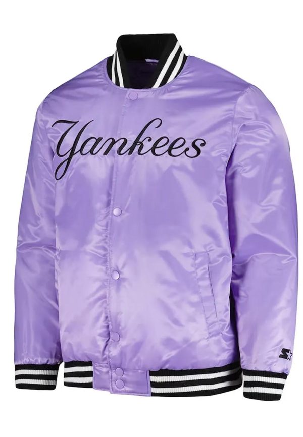 NY Yankees Cross Bronx Purple Jacket