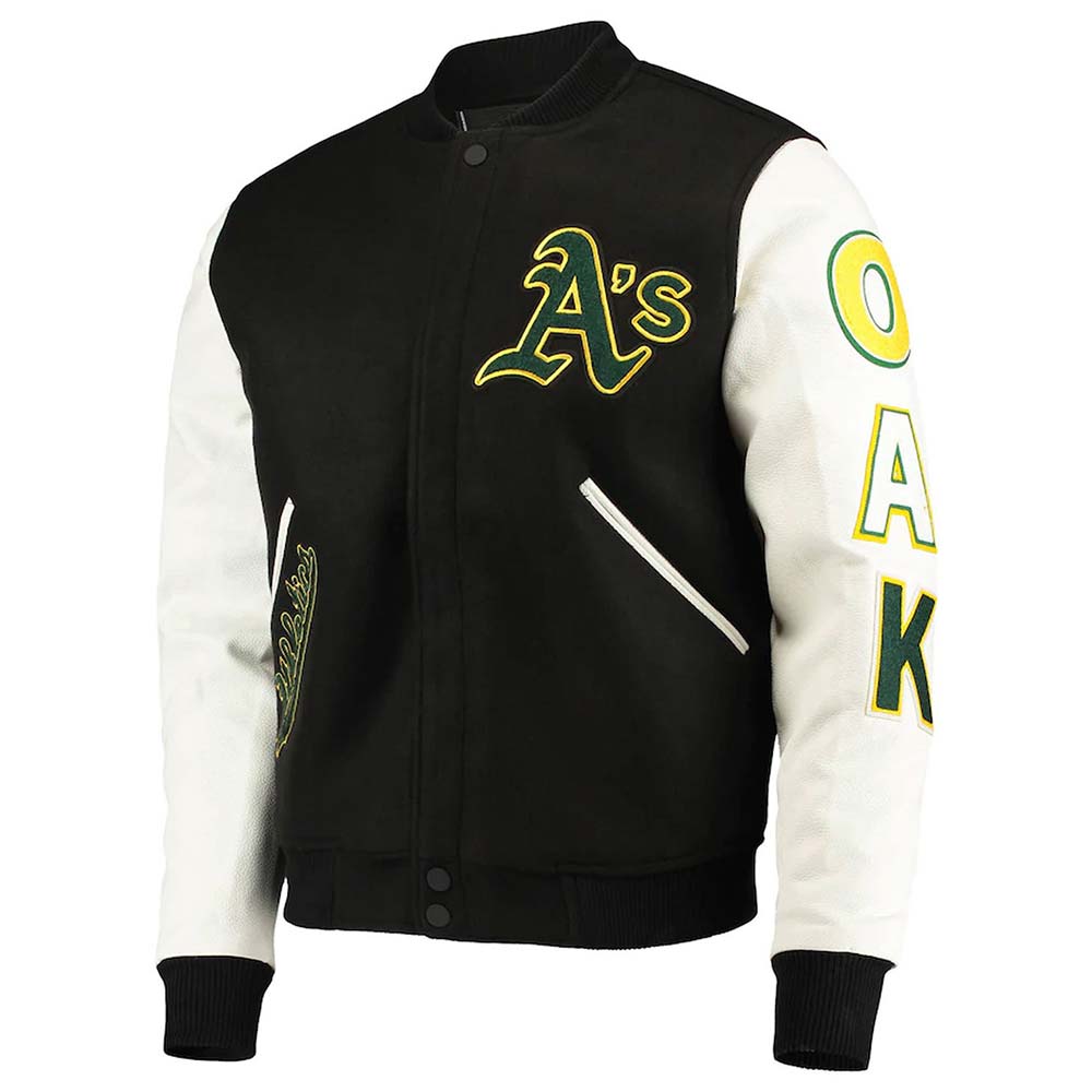 Oakland Athletics Letterman Jacket Oakland Athletics Letterman Jacket