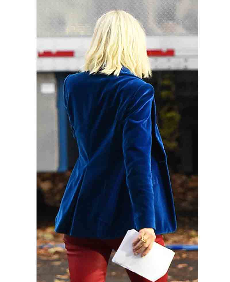 Cate Blanchett Ocean's 8 Blue Jacket Cate Blanchett Ocean's 8 Blue Jacket - Image 2