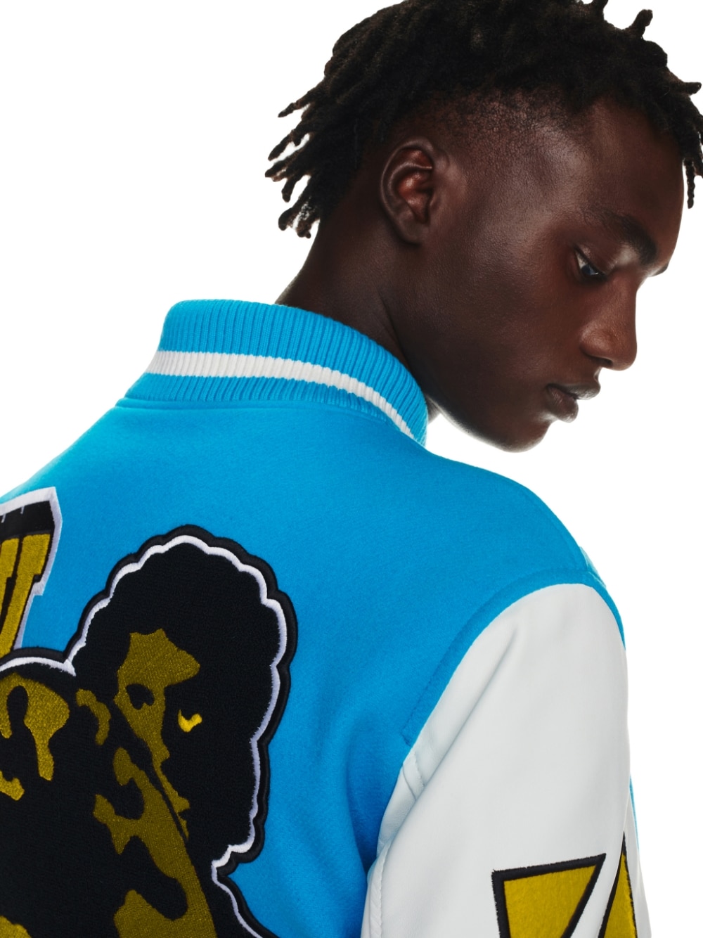 Off White Vars World Leather Jacket Off White Vars World Leather Jacket - Image 4