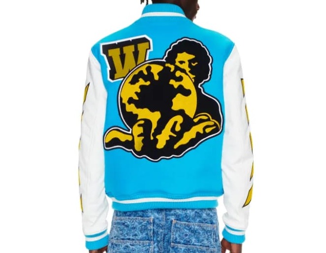 Off White Vars World Leather Jacket Off White Vars World Leather Jacket - Image 2