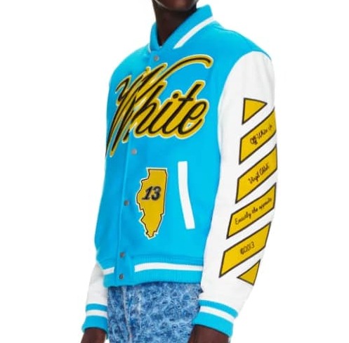 Off White Vars World Leather Jacket Off White Vars World Leather Jacket - Image 3