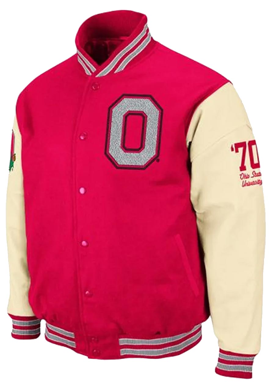 Ohio State Buckeyes 70’s Varsity Jacket Ohio State Buckeyes 70’s Varsity Jacket