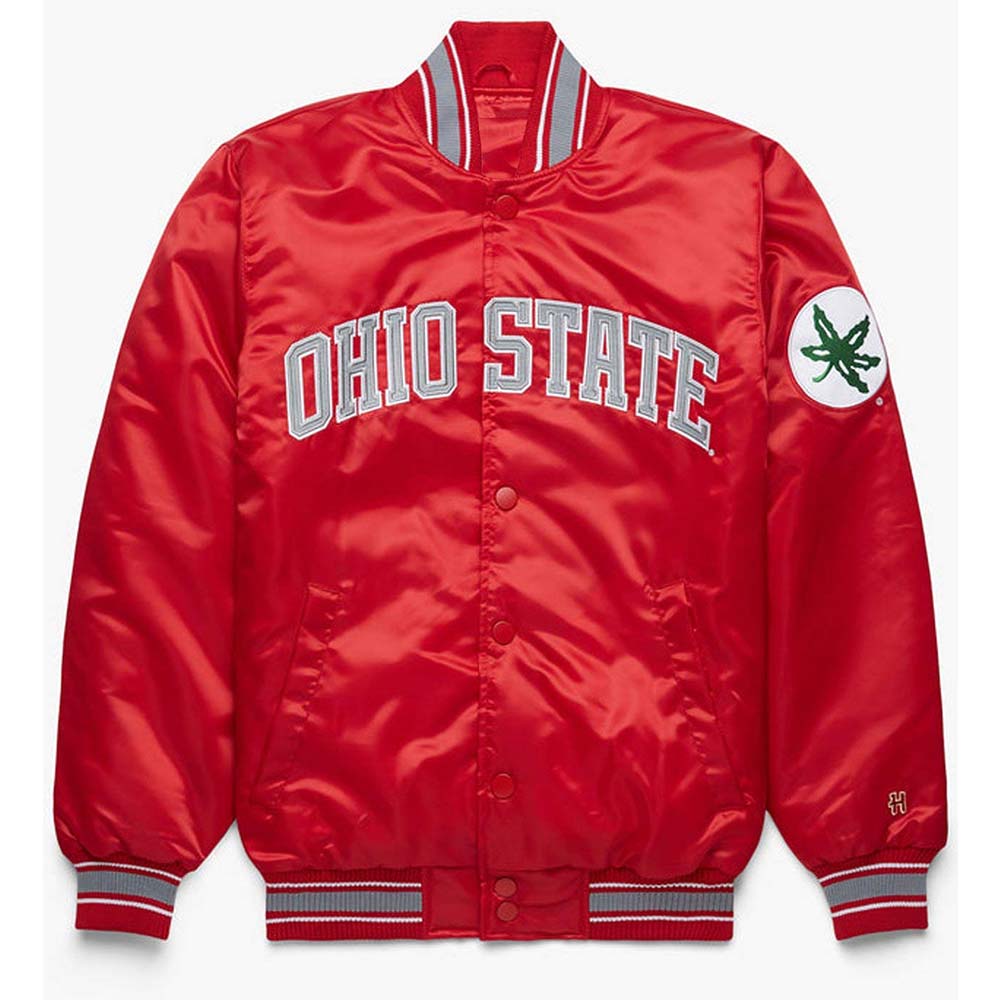 Ohio State Buckeyes Red Varsity Jacket Ohio State Buckeyes Red Varsity Jacket