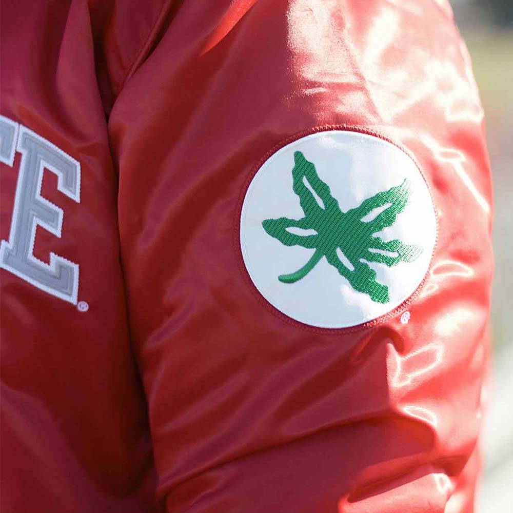 Ohio State Buckeyes Red Varsity Jacket Ohio State Buckeyes Red Varsity Jacket - Image 2