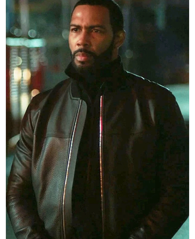 Omari Hardwick Power Leather Jacket Omari Hardwick Power Leather Jacket - Image 2