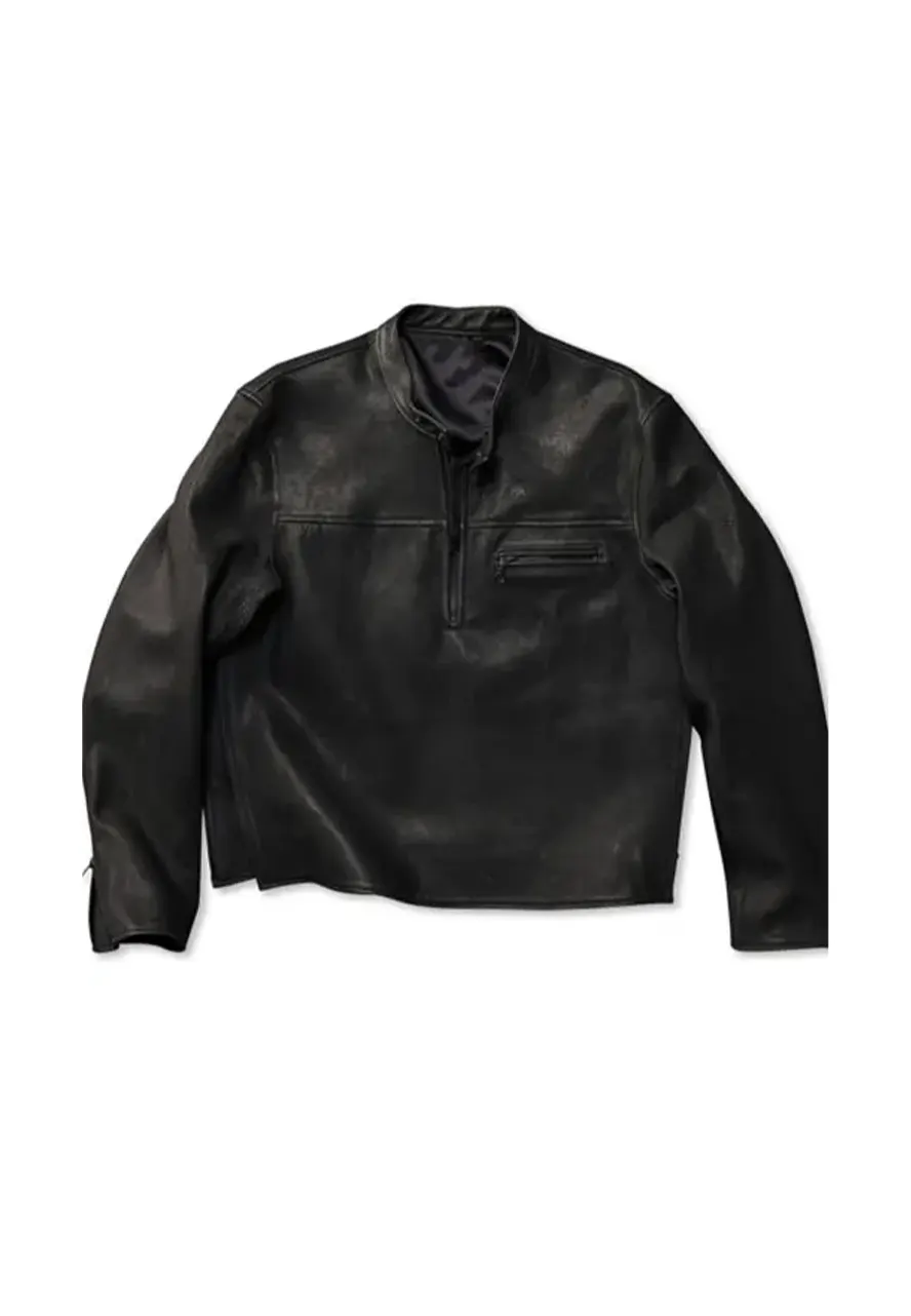 On the Roam 2024 Jason Momoa Black Jacket On the Roam 2024 Jason Momoa Black Jacket - Image 3
