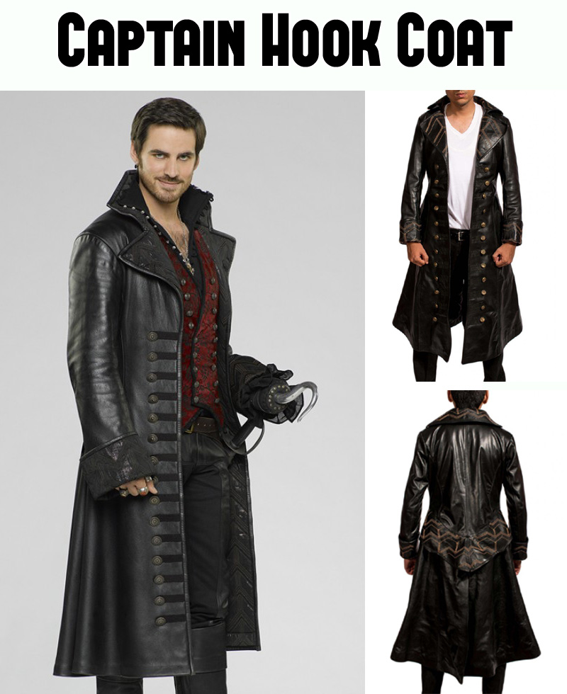 Once Upon a Time Captain Hook Trench Coat once upon a time captain hook coat