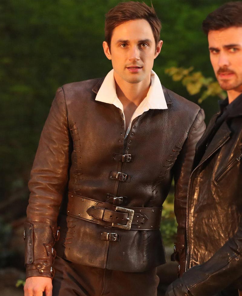Once Upon a Time Henry Mills Leather Jacket Once Upon a Time Henry Mills Leather Jacket - Image 2