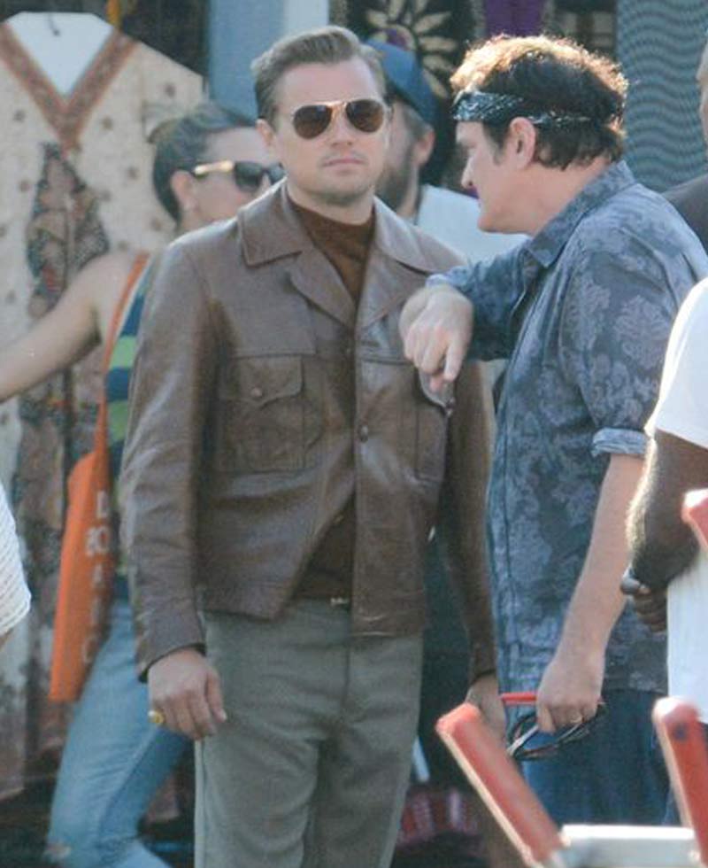 Once Upon a Time in Hollywood Leonardo Dicaprio Leather Jacket Once Upon a Time in Hollywood Leonardo Dicaprio Leather Jacket - Image 5