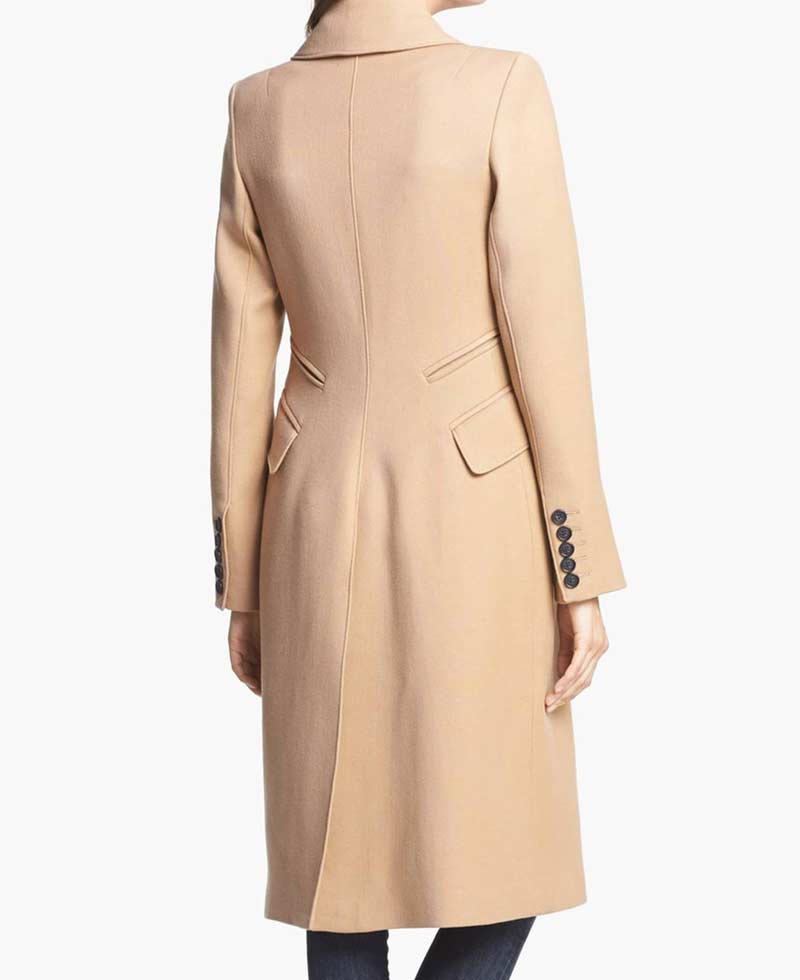 Once Upon a Time Lana Parrilla Double Breasted Coat Once Upon a Time Lana Parrilla Double Breasted Coat - Image 2
