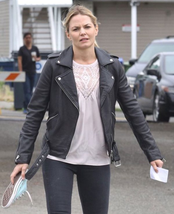 Once Upon a Time Season 6 Emma Swan Black Jacket