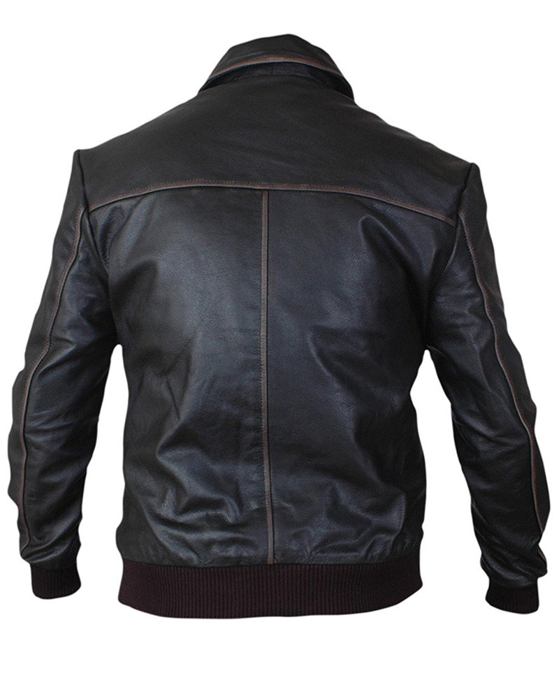 Sheriff Graham Once Upon a Time Brown Leather Jacket Sheriff Graham Once Upon a Time Brown Leather Jacket - Image 2