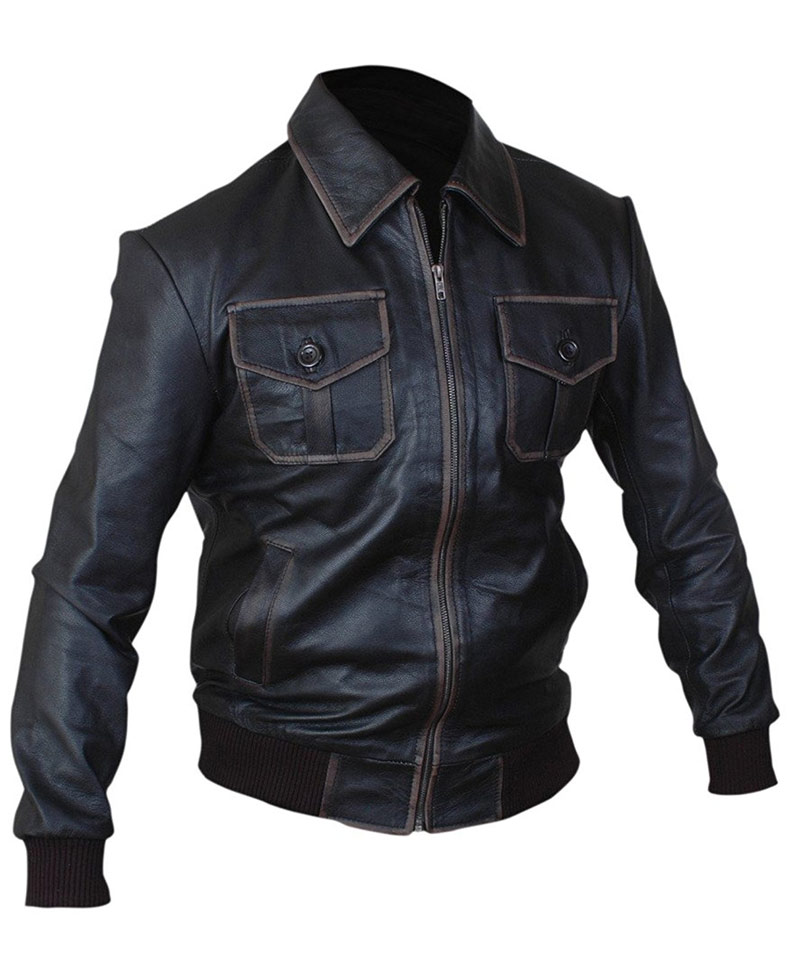 Sheriff Graham Once Upon a Time Brown Leather Jacket Sheriff Graham Once Upon a Time Brown Leather Jacket - Image 4